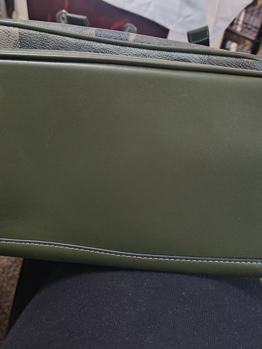 Coach Camo Leather Backpack Legacy Flap NWOT - Picture 11 of 16
